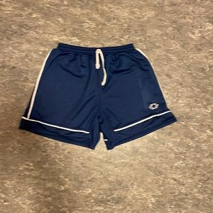 blue soccer shorts